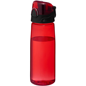 Borraccia sportiva da 700 ml CAPRI 100313 - Rosso Trasparente 
