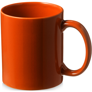 Tazza mug personalizzata in ceramica colorata 330 ml SANTOS 100378 - Arancio 