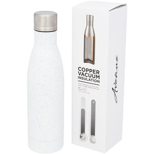 Bottiglia termica personalizzabile 500 ml Avenue VASA SPECKLED 100518 - Bianco 