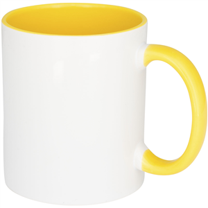 Mug personalizzata colorata 330 ml PIX 100522 - Giallo 