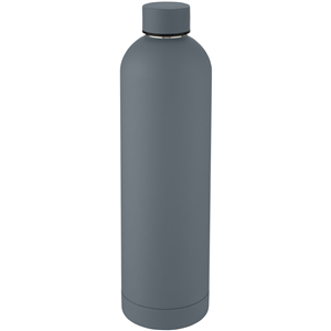 Bottiglia termica personalizzata 1 litro Avenue SPRING 100685 - Grigio Scuro 
