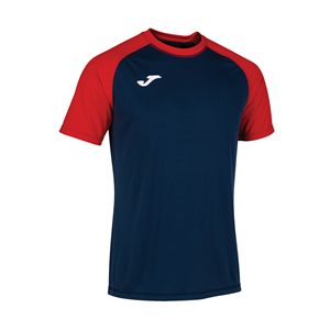 T-shirt allenamento Joma TEAMWORK 102218 - Blu Navy - Rosso