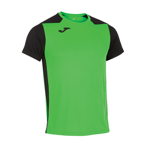 T-shirt allenamento Joma RECORD II 102223 - Verde Fluo - Nero