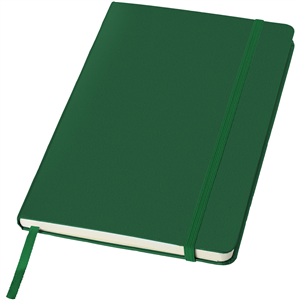 Taccuino personalizzato con elastico in formato A5 JournalBooks CLASSIC 106181 - Verde Cacciatore 