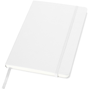 Taccuino personalizzato con elastico in formato A5 JournalBooks CLASSIC 106181 - Bianco 