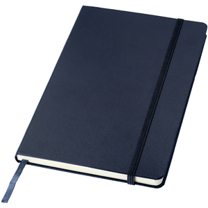 Taccuino personalizzato con elastico in formato A5 JournalBooks CLASSIC 106181 - Blu Navy 