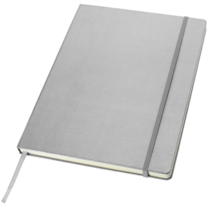 Taccuino personalizzato con elastico in formato A4 JournalBooks EXECUTIVE 106263 - Silver 