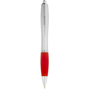 Penna personalizzata NASH 106355 - Silver - Rosso
