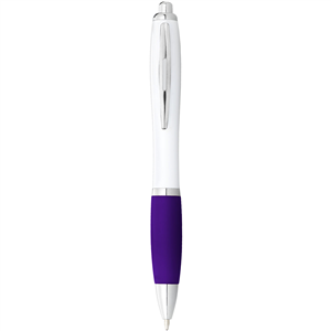 Penna promozionale NASH 106371 - Bianco - Viola