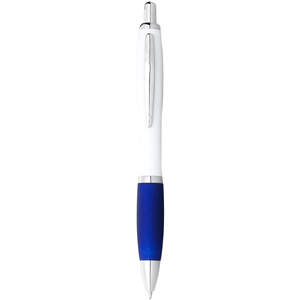 Penna promozionale NASH 106371 - Bianco - Blu Royal