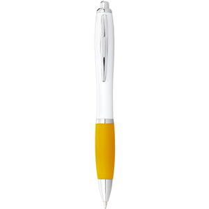 Penna promozionale NASH 106371 - Bianco - Giallo