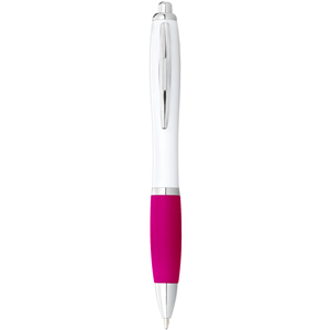Penna promozionale NASH 106371 - Bianco - Rosa