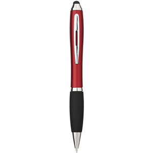 Penna personalizzata con touch screen NASH 106392 - Rosso - Nero