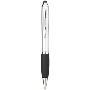 Penna personalizzata con touch screen NASH 106392 - Silver - Nero