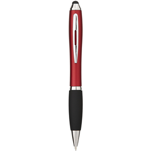 Penna touch screen personalizzabile NASH 106903 - Rosso - Nero