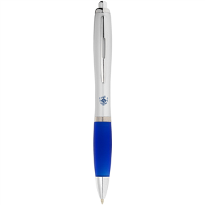Penna personalizzabile NASH 107077 - Silver - Blu Royal