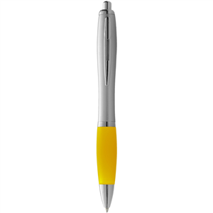 Penna personalizzabile NASH 107077 - Silver - Giallo