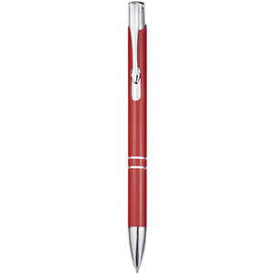 Penne personalizzate in metallo MONETA 107105 - Rosso 