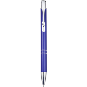 Penne personalizzate in metallo MONETA 107105 - Blu Royal 