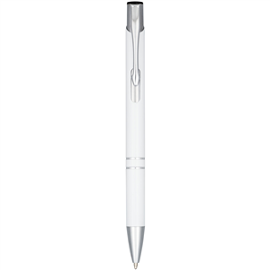 Penna personalizzata di metallo MONETA 107163 - Bianco 