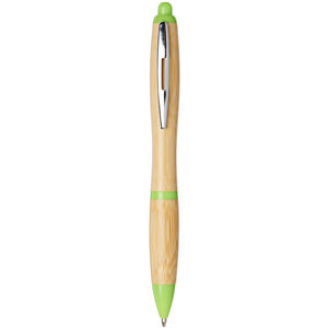 Penna a sfera in bamboo NASH 107378 - Naturale - Verde
