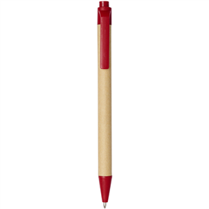 Penna ecologica in cartone BERK 107384 - Rosso 