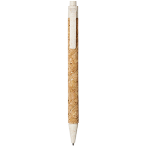Penna personalizzata ecologica in sughero MIDAR 107385 - Naturale - Crema