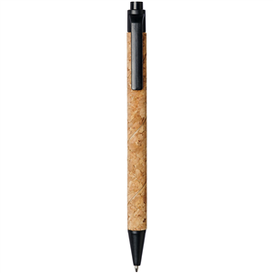Penna personalizzata ecologica in sughero MIDAR 107385 - Naturale - Nero