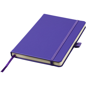 Taccuino con elastico e copertina in similpelle in formato A5 JournalBooks NOVA 107395 - Viola 