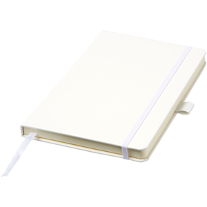 Taccuino con elastico e copertina in similpelle in formato A5 JournalBooks NOVA 107395 - Bianco 