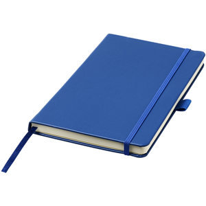 Taccuino con elastico e copertina in similpelle in formato A5 JournalBooks NOVA 107395 - Blu 