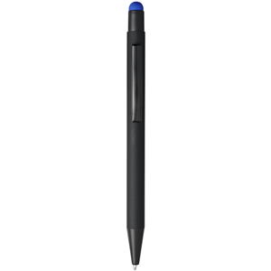 Penna personalizzata con touch DAX 107417 - Nero - Blu Royal