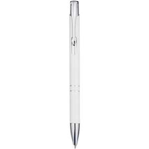 Penna personalizzata in metallo MONETA 107440 - Bianco 