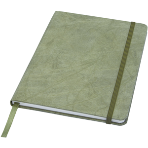 Quaderno ecologico con elastico in carta di pietra con copertina in tyvek in formato A5 Marksman BRECCIA 107741 - Verde 