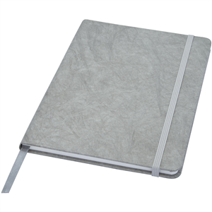 Quaderno ecologico con elastico in carta di pietra con copertina in tyvek in formato A5 Marksman BRECCIA 107741 - Grigio 