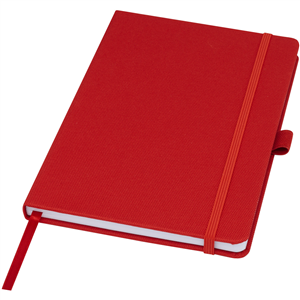 Quaderno personalizzato con copertina in rpet in formato A5 Marksman HONUA 107763 - Rosso 