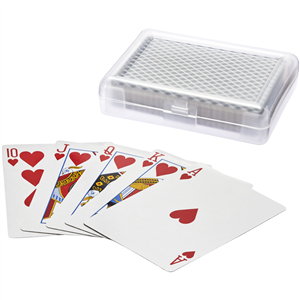 Set carte da gioco in scatola RENO 110052 - Nero - Trasparente