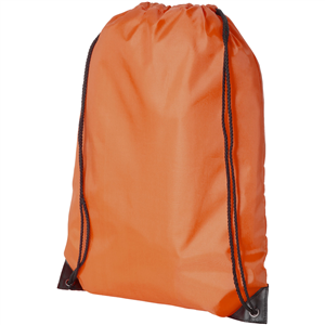 String bag personalizzata in poliestere ORIOLE 119385 - Arancio 
