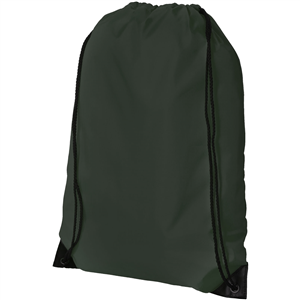 String bag personalizzata in poliestere ORIOLE 119385 - Verde Foresta 