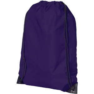 String bag personalizzata in poliestere ORIOLE 119385 - Viola Scuro 