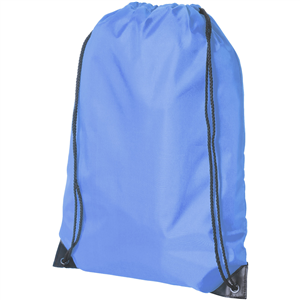 String bag personalizzata in poliestere ORIOLE 119385 - Blu Chiaro 