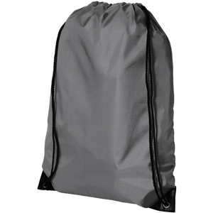 String bag personalizzata in poliestere ORIOLE 119385 - Grigio 