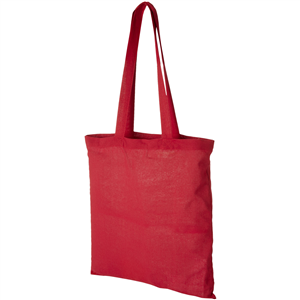 Shopper bag personalizzata in cotone 100gr cm 38x42 CAROLINA 119411 - Rosso 