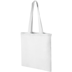 Shopper bag personalizzata in cotone 100gr cm 38x42 CAROLINA 119411 - Bianco 