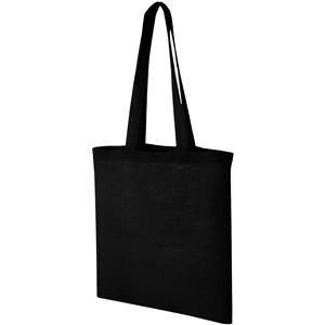 Shopper bag personalizzata in cotone 100gr cm 38x42 CAROLINA 119411 - Nero 