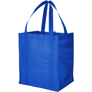 Shopper spesa personalizzata in tessuto non tessuto cm 33x25,5x36 LIBERTY 119413 - Blu Royal 