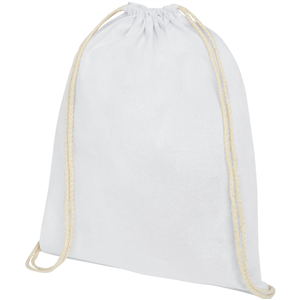 Zaino sacca personalizzata in cotone OREGON 120113 - Bianco 