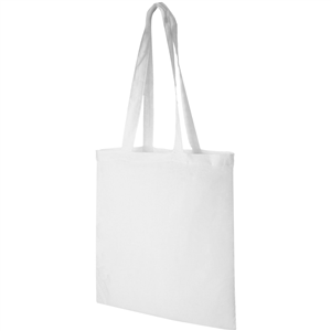 Shopper bag personalizzata in cotone 140 gr cm 38x42 MADRAS 120181 - Bianco 