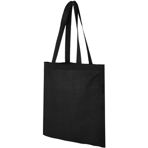 Shopper bag personalizzata in cotone 140 gr cm 38x42 MADRAS 120181 - Nero 