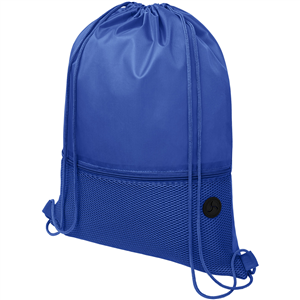 Zainetto a sacca personalizzato con tasca in rete e uscita per gli auricolari ORIOLE 120487 - Blu Royal 